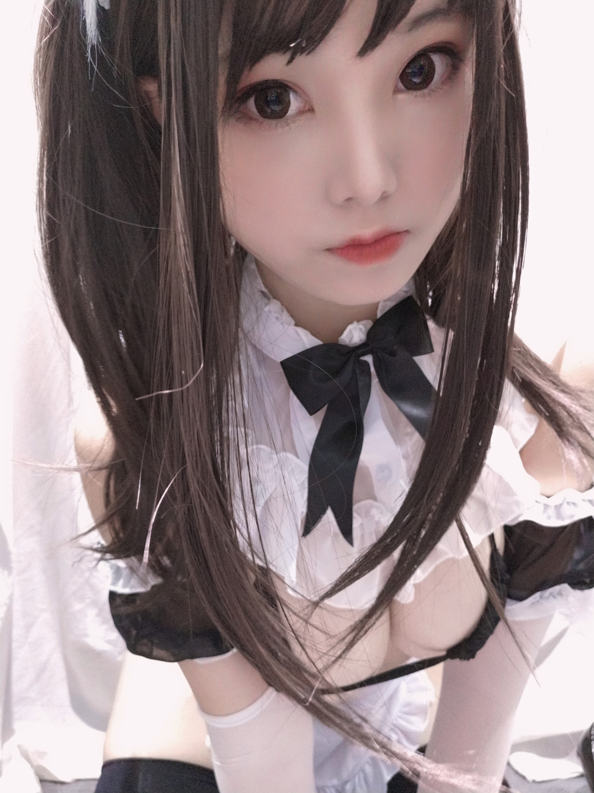 蜜汁猫裘 - NO.003 黑白女仆 [25P]-XikXak